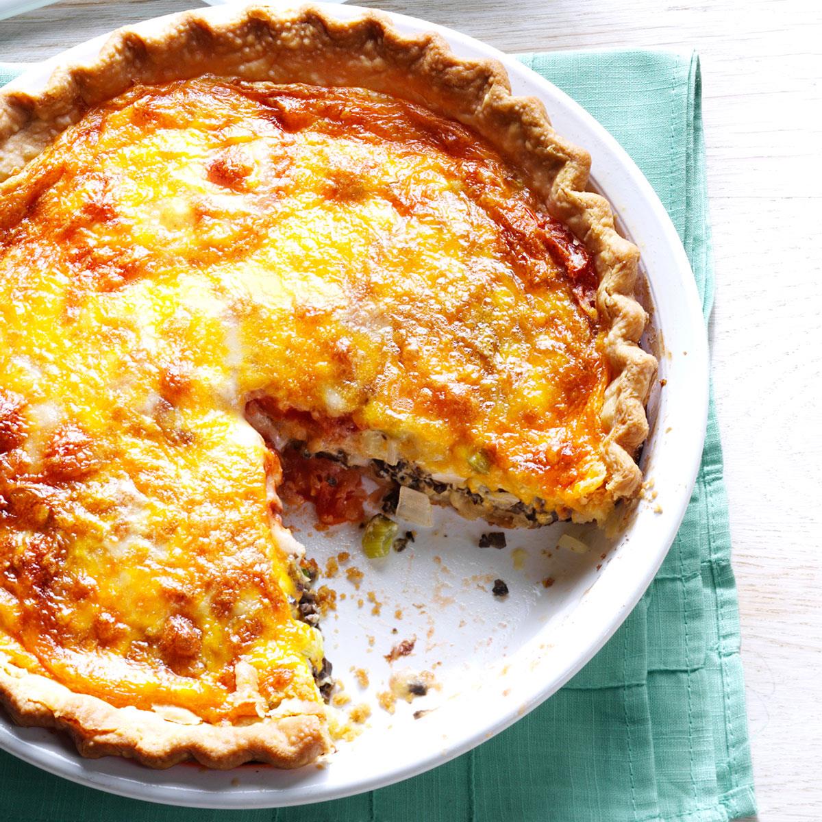 Tomato Olive Quiche