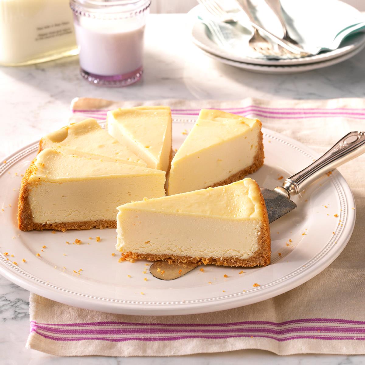 Vanilla Cheesecake Recipe | Taste Of Home