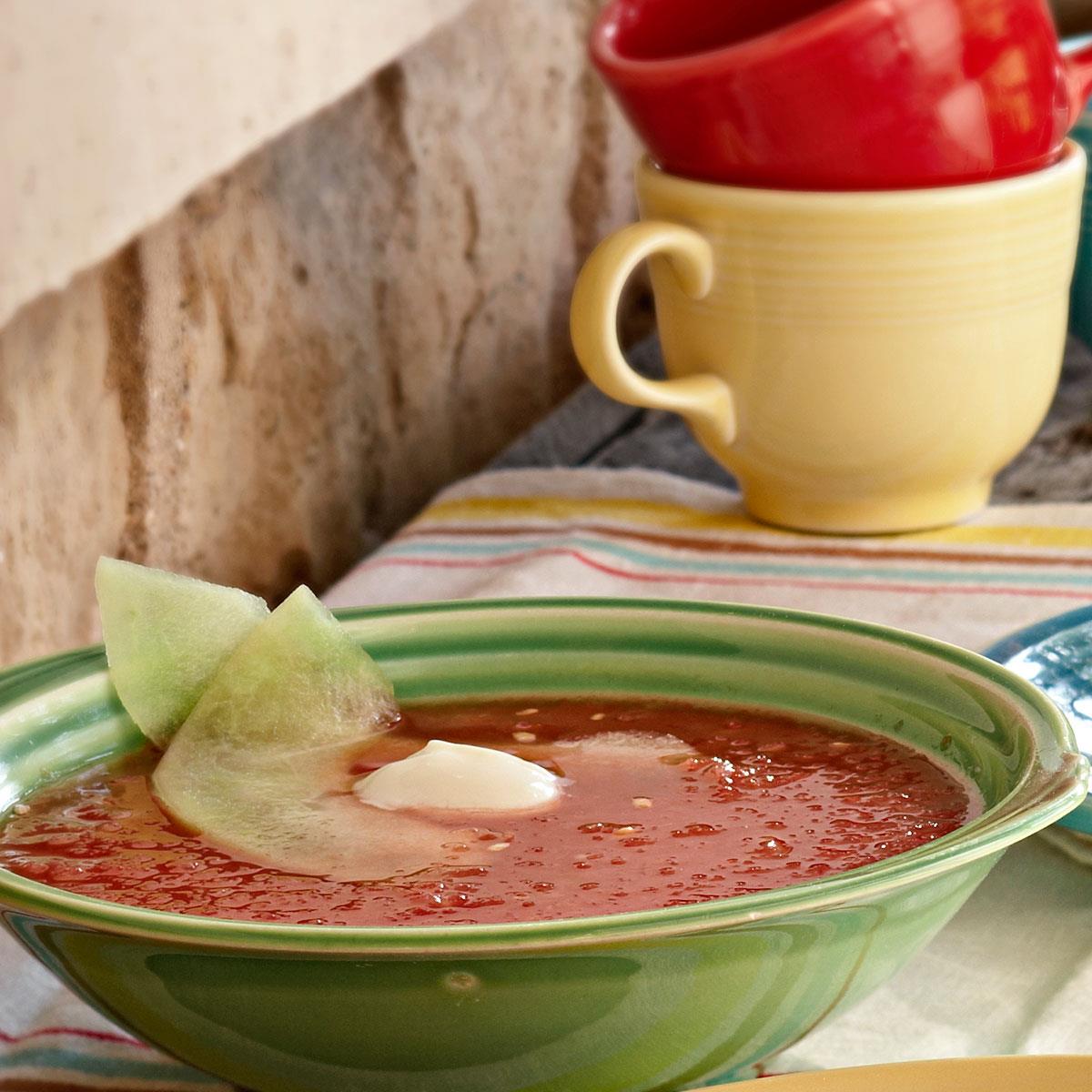 Watermelon Mint Gazpacho Recipe Taste of Home