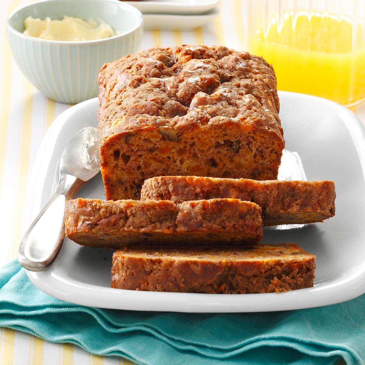 Yummy Apricot Pecan Bread Recipe Taste of Home