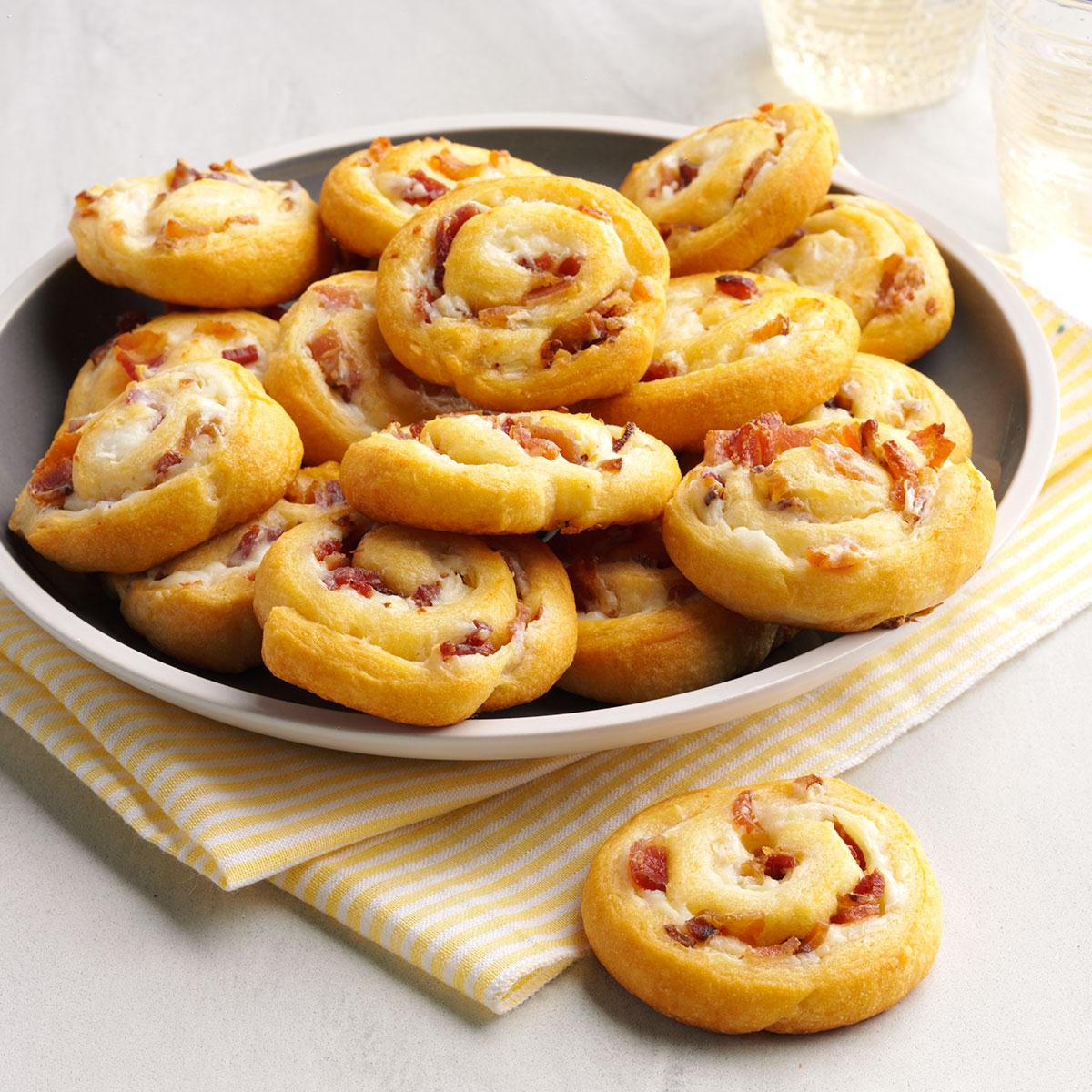 Bacon Cream Cheese Pinwheels Recipe Taste of Home