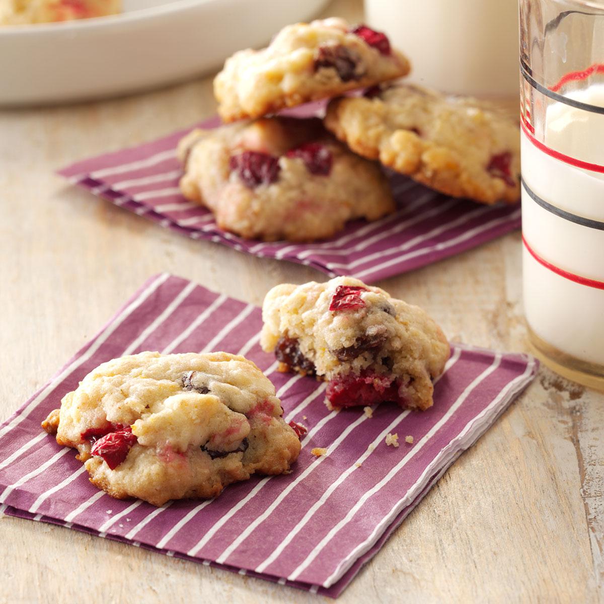 Cranberry Oatmeal Cookies Recipe | Taste of Home