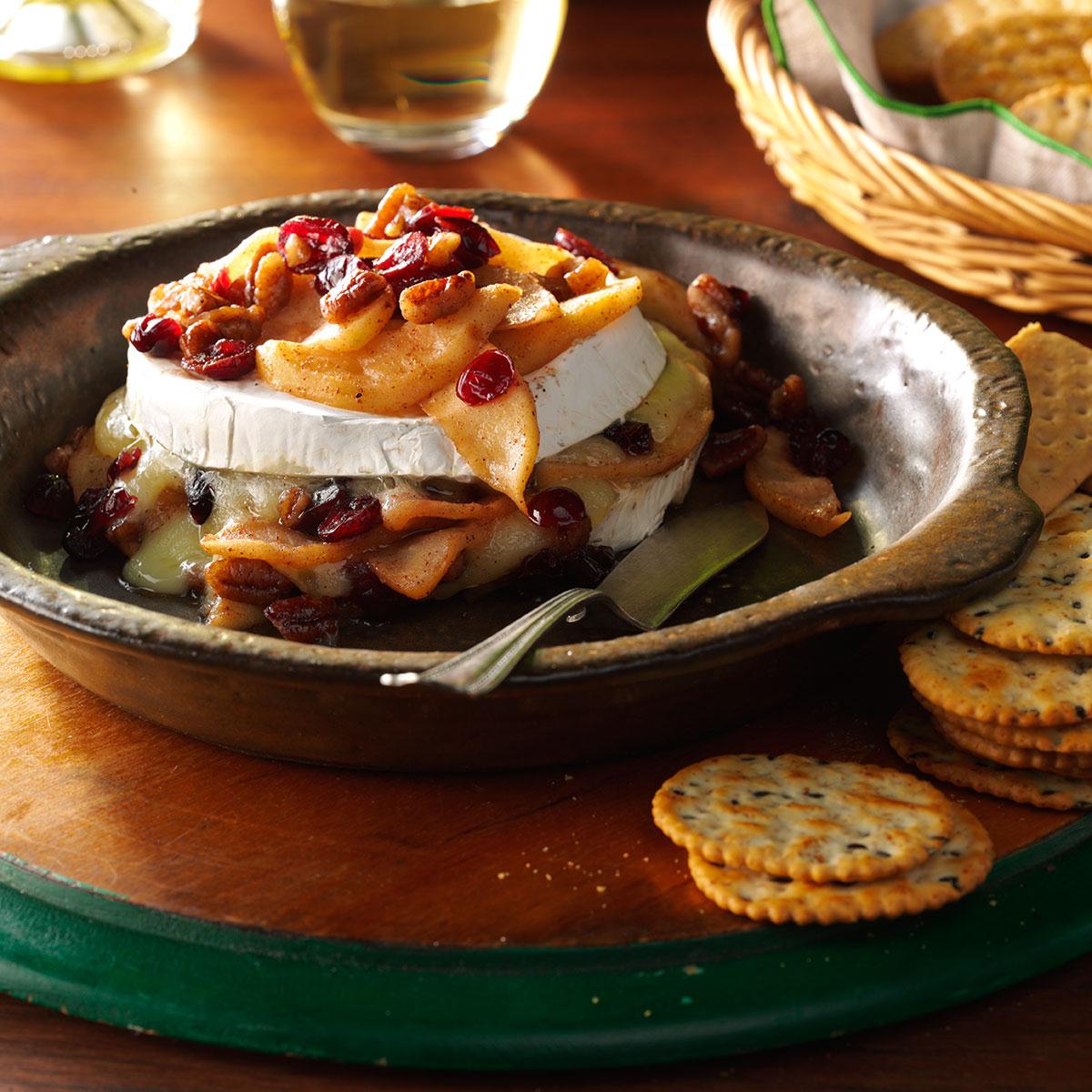 ApplePecan Baked Brie Recipe Taste of Home