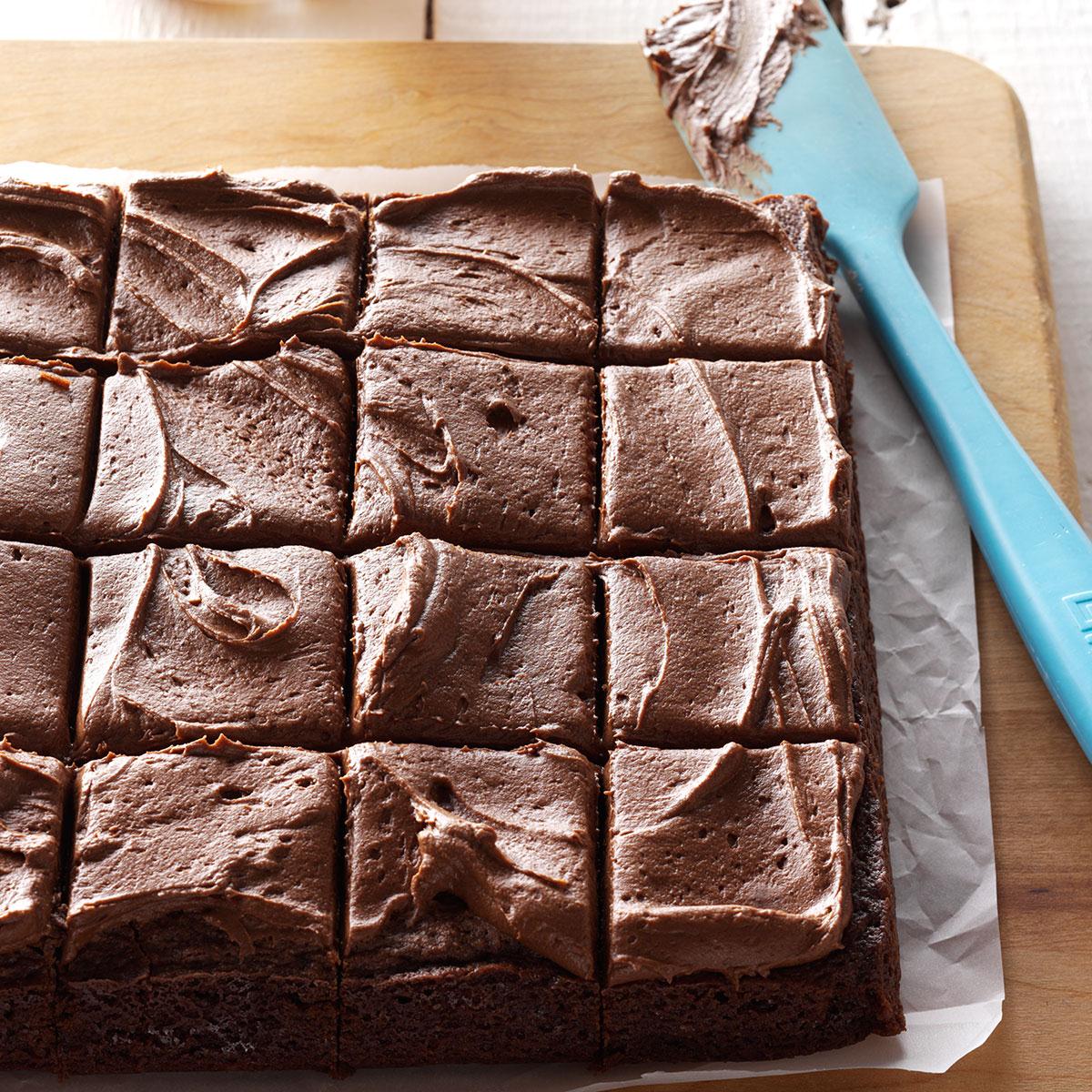 Frosted Fudge Brownies Recipe Taste of Home