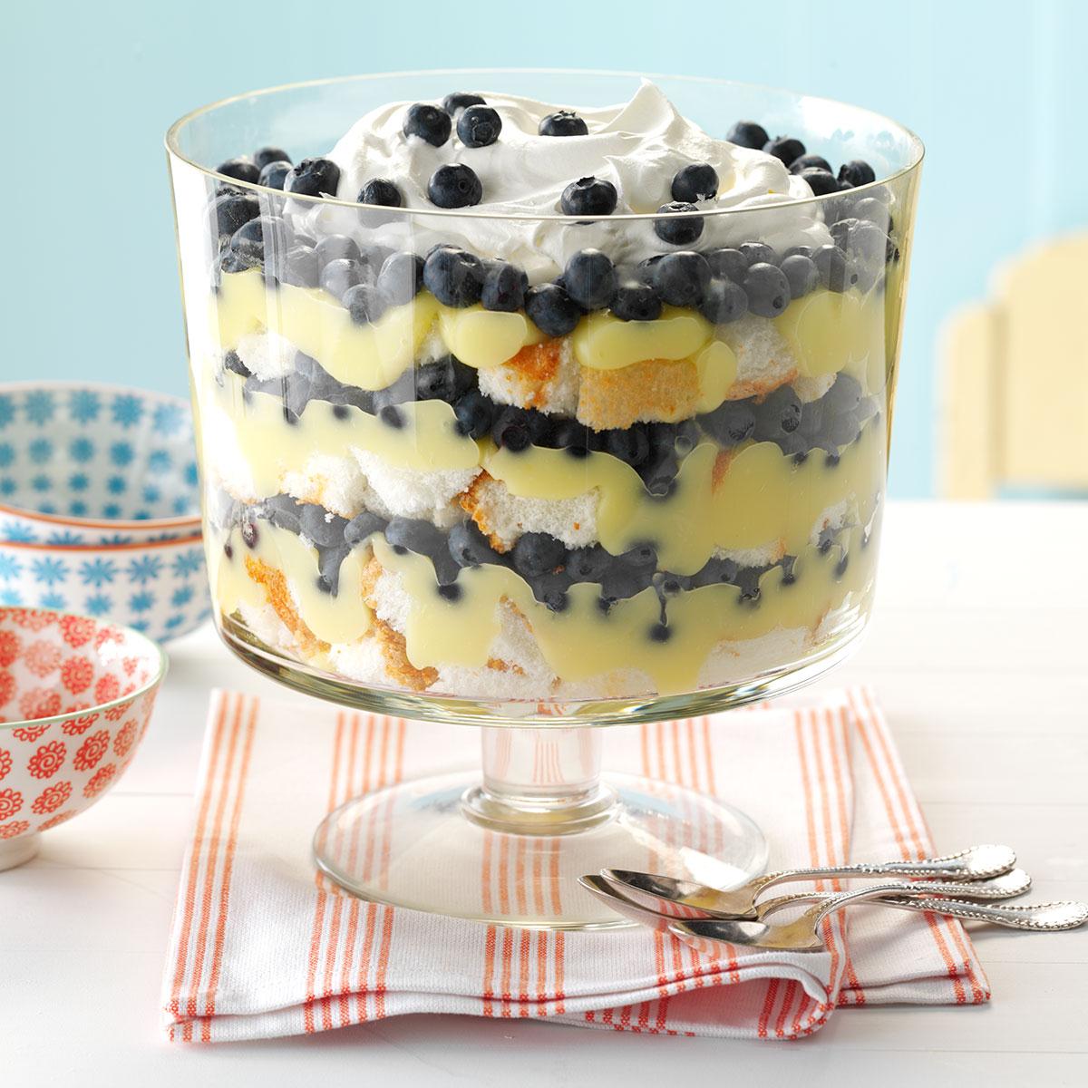 Blueberry Lemon Trifle Recipe | Taste of Home1200 x 1200