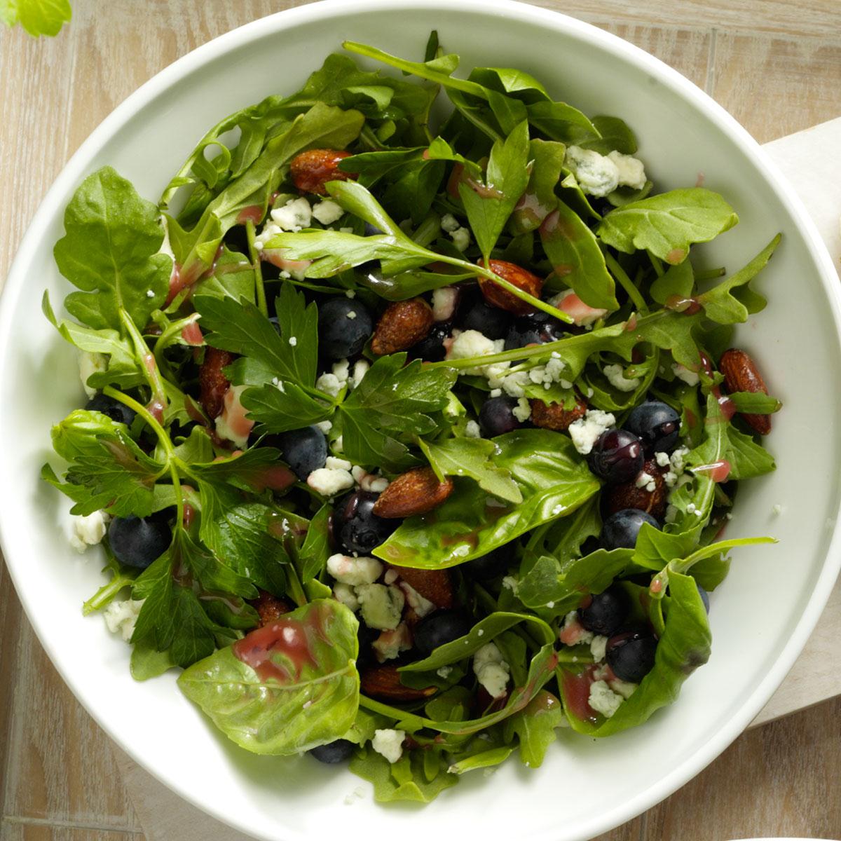 Blue Cheese and Blueberry Tossed Salad Recipe Taste of Home