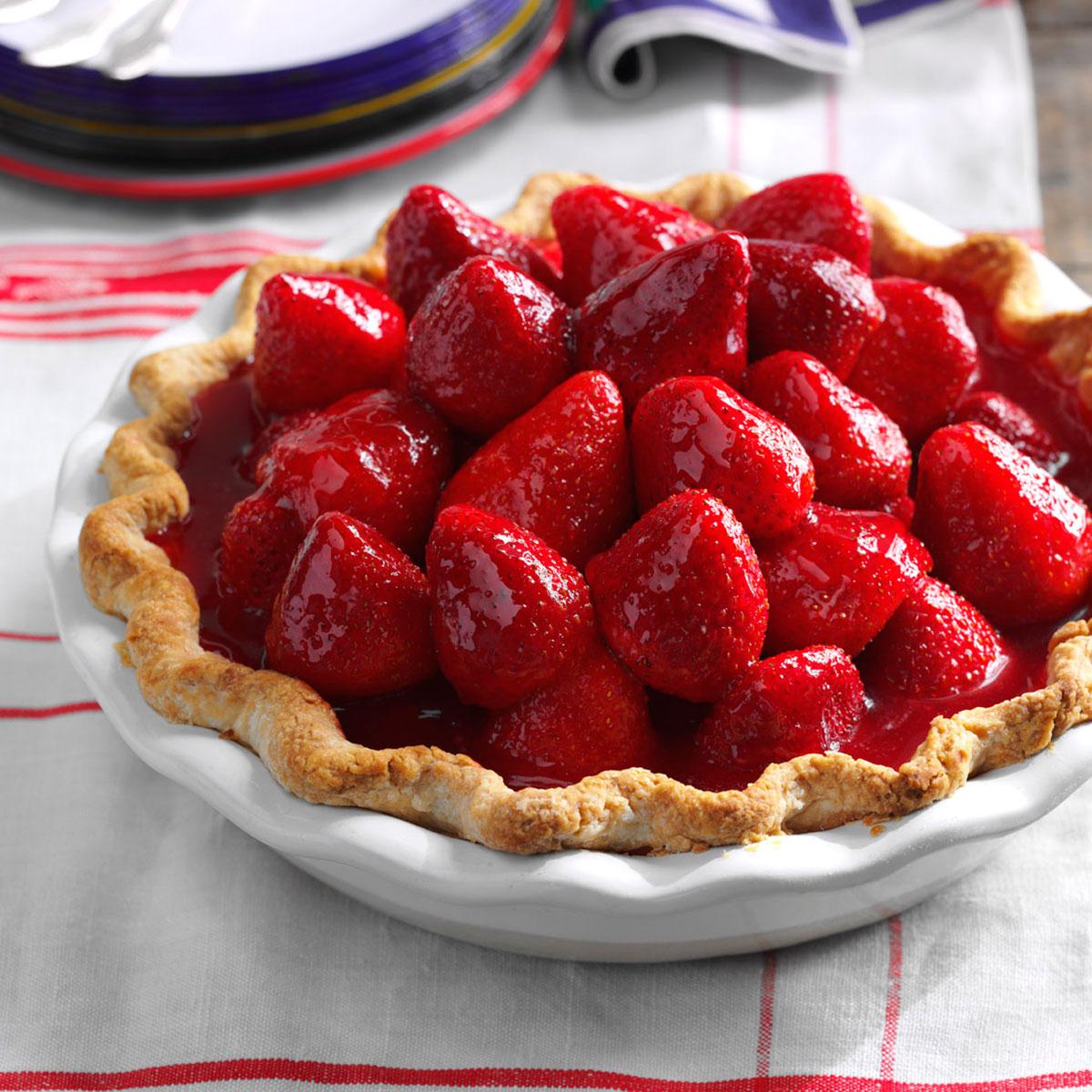 Best Ever Fresh Strawberry Pie Recipe Taste Of Home 8554