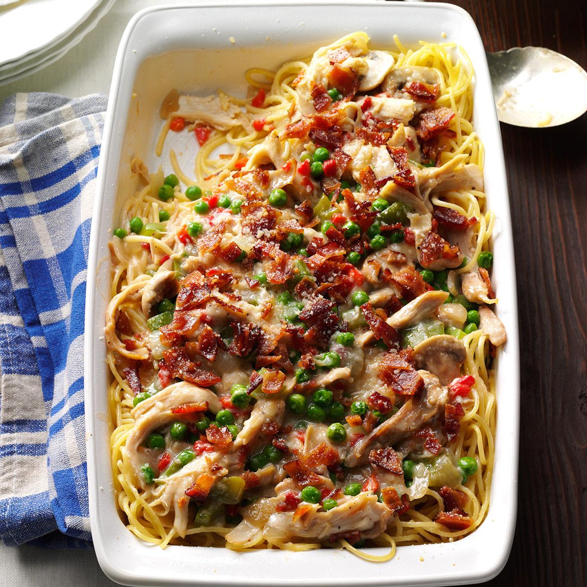 Mom's Chicken Tetrazzini Recipe Taste of Home