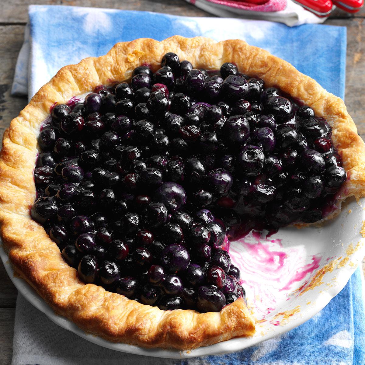 Cape Cod Blueberry Pie Recipe | Taste Of Home