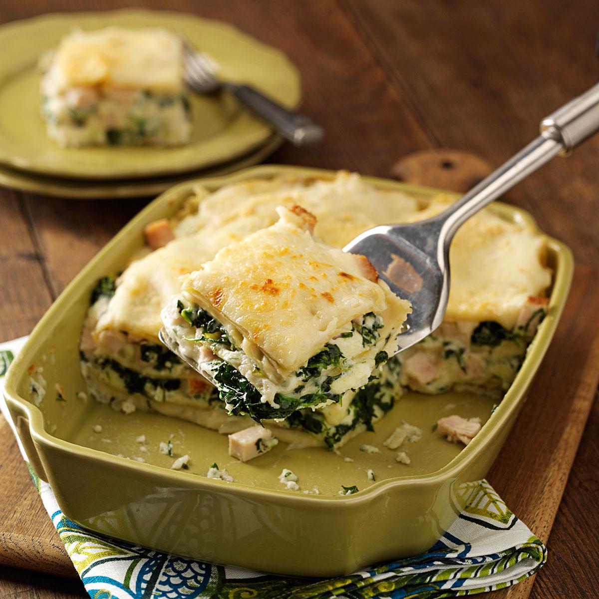 Chicken Cheese Lasagna Recipe Taste of Home