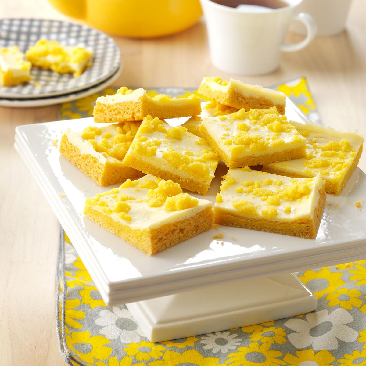 Lemony Cream Cheese Bars Recipe Taste of Home