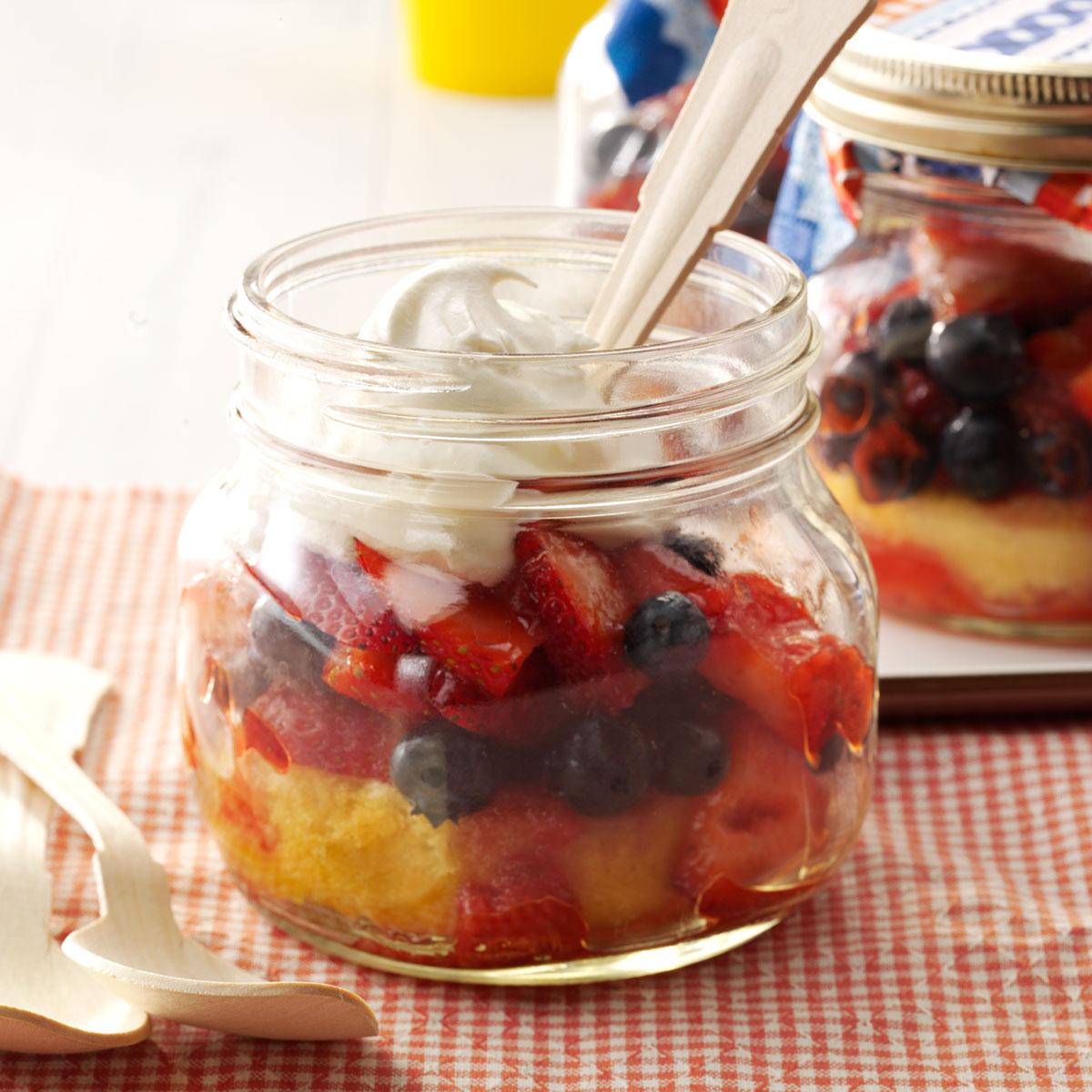 Picnic Berry Shortcakes Recipe | Taste of Home