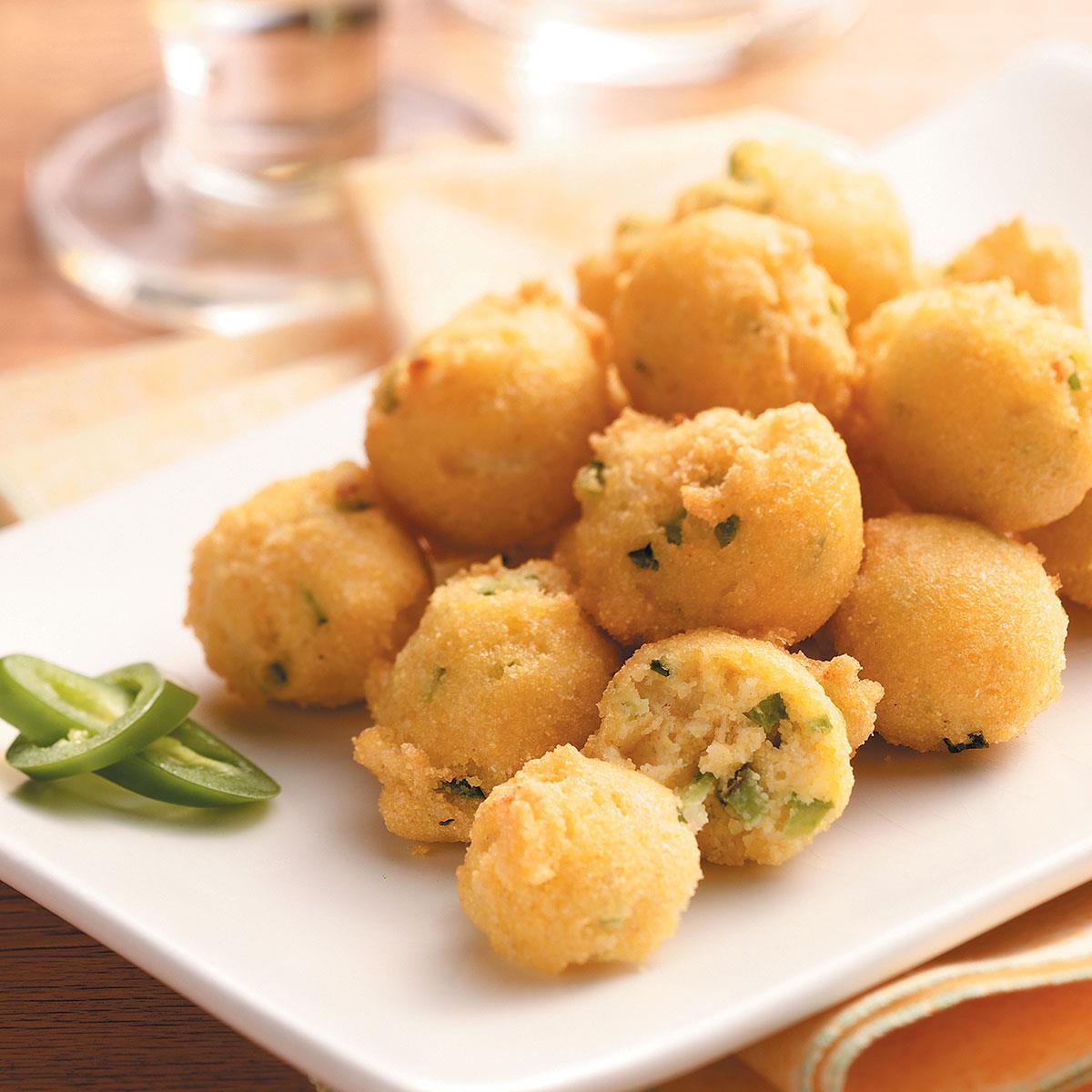 Peppery Hush Puppies Recipe  Taste of Home