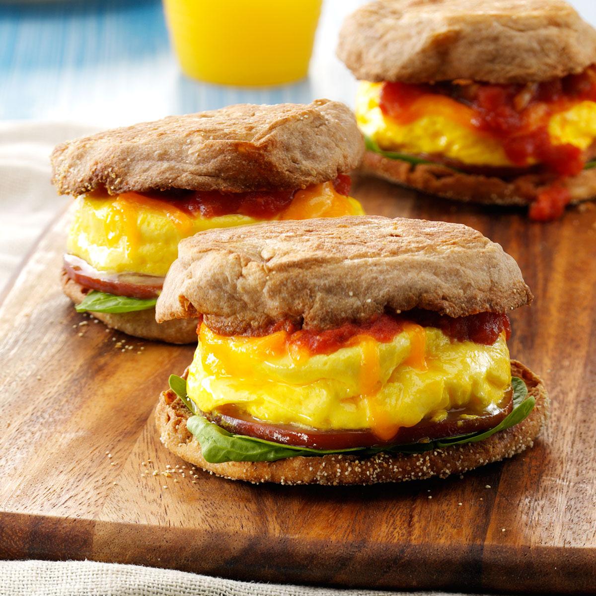Microwave Egg Sandwich Recipe | Taste of Home