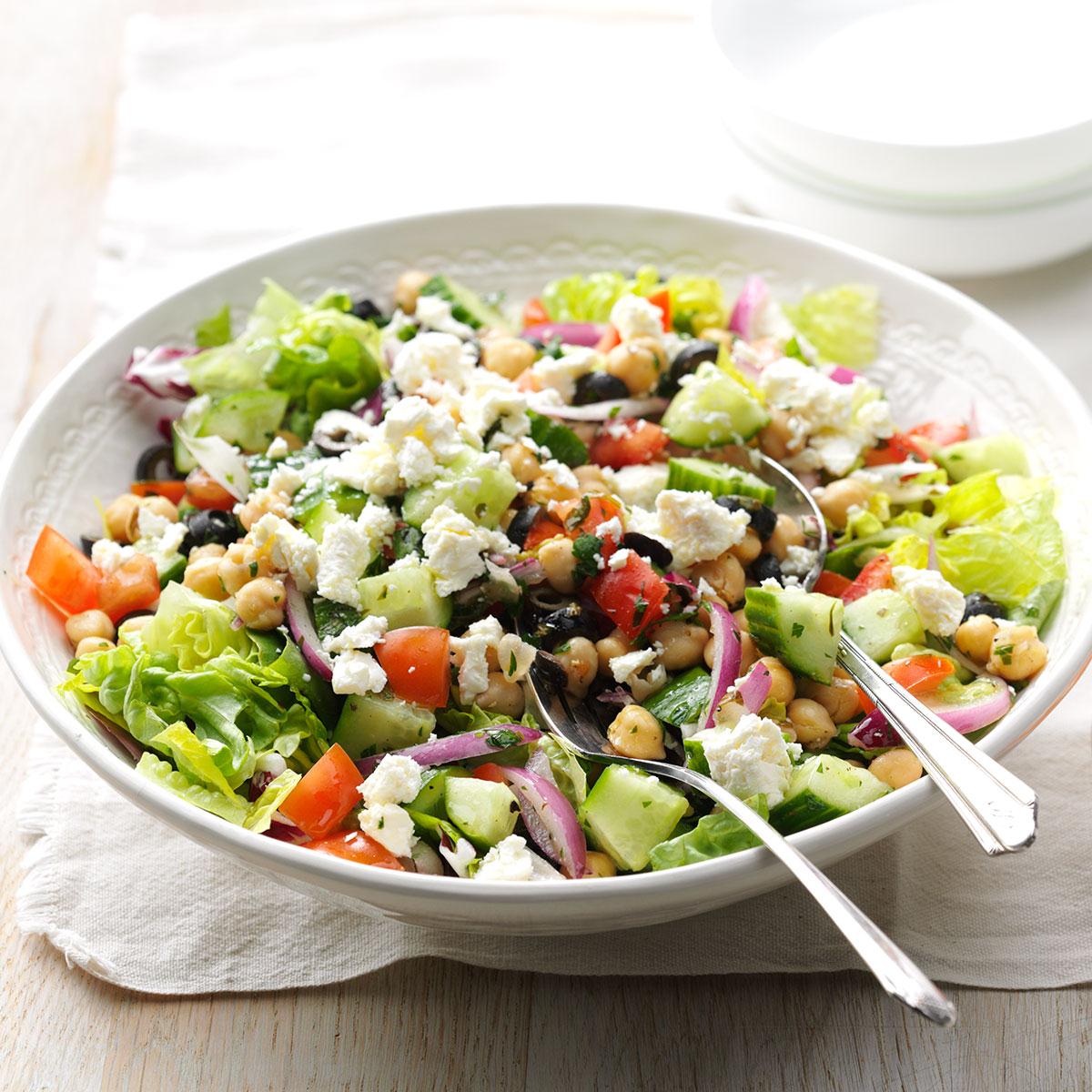 Feta Garbanzo Bean Salad Recipe Taste of Home