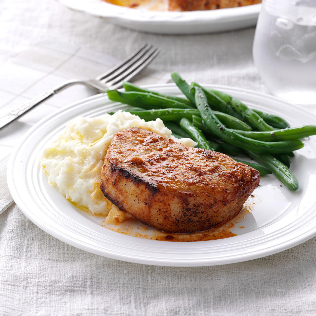 LemonGarlic Pork Chops Recipe Taste of Home