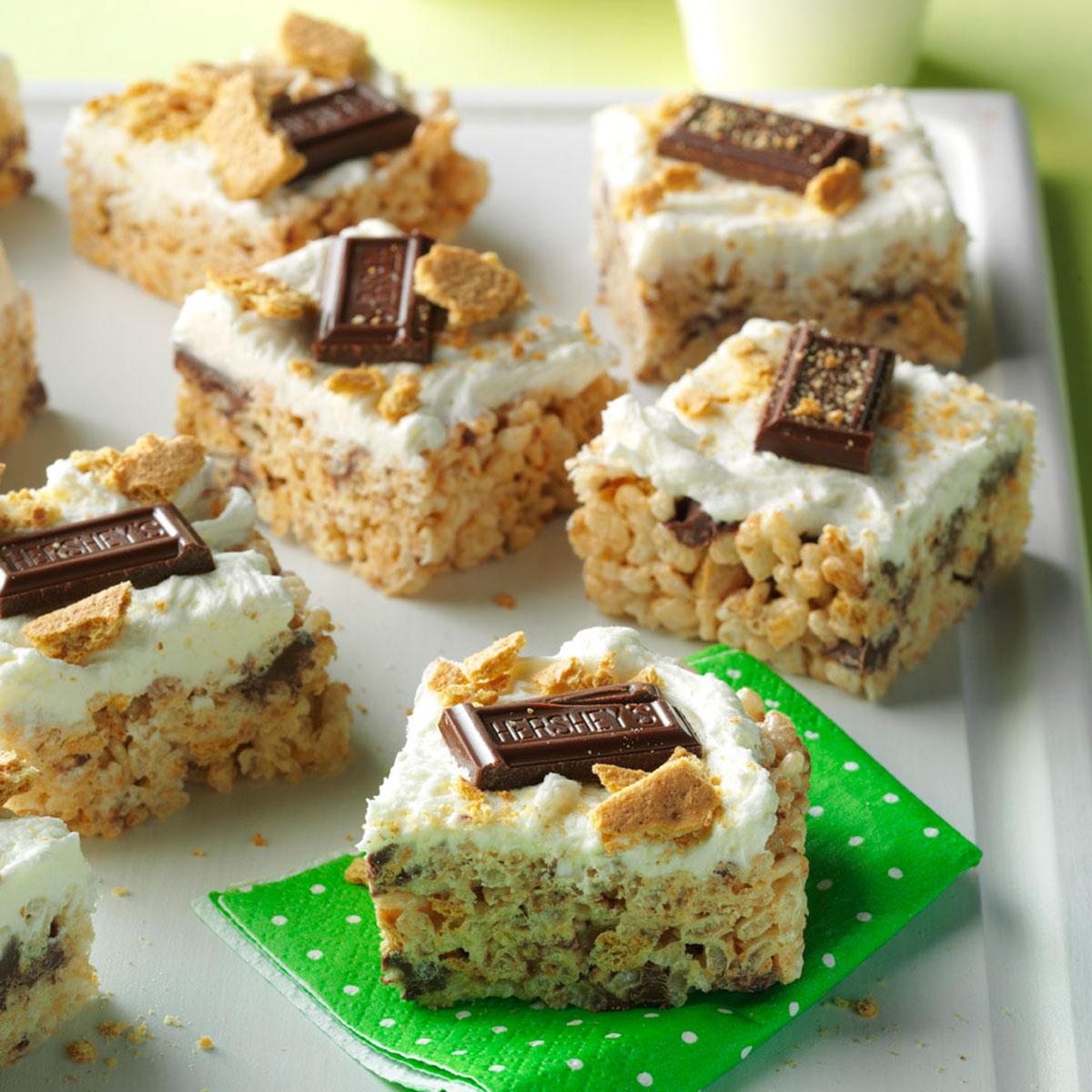 S'mores Crispy Bars Recipe Taste of Home