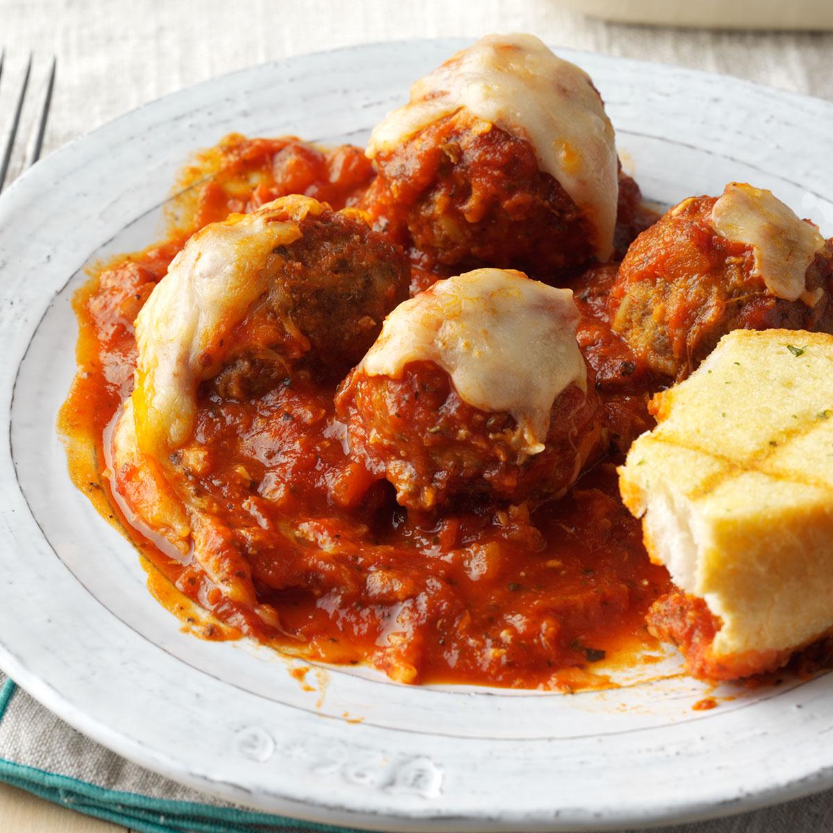 Spaghetti Meatball Bake Recipe  Taste of Home