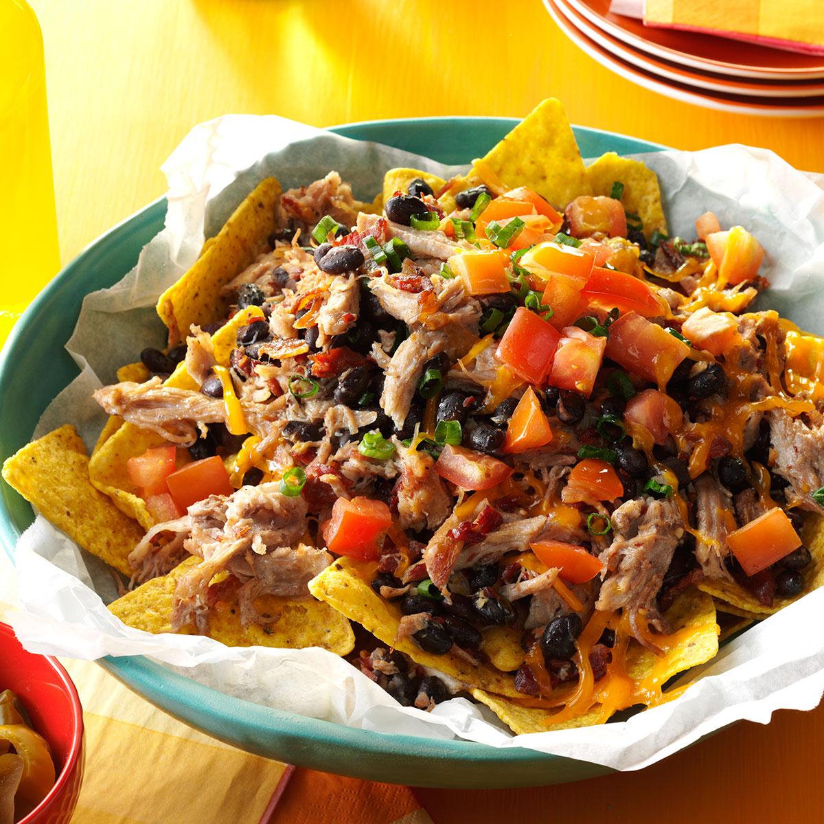 Hearty Pork & Black Bean Nachos Recipe Taste of Home