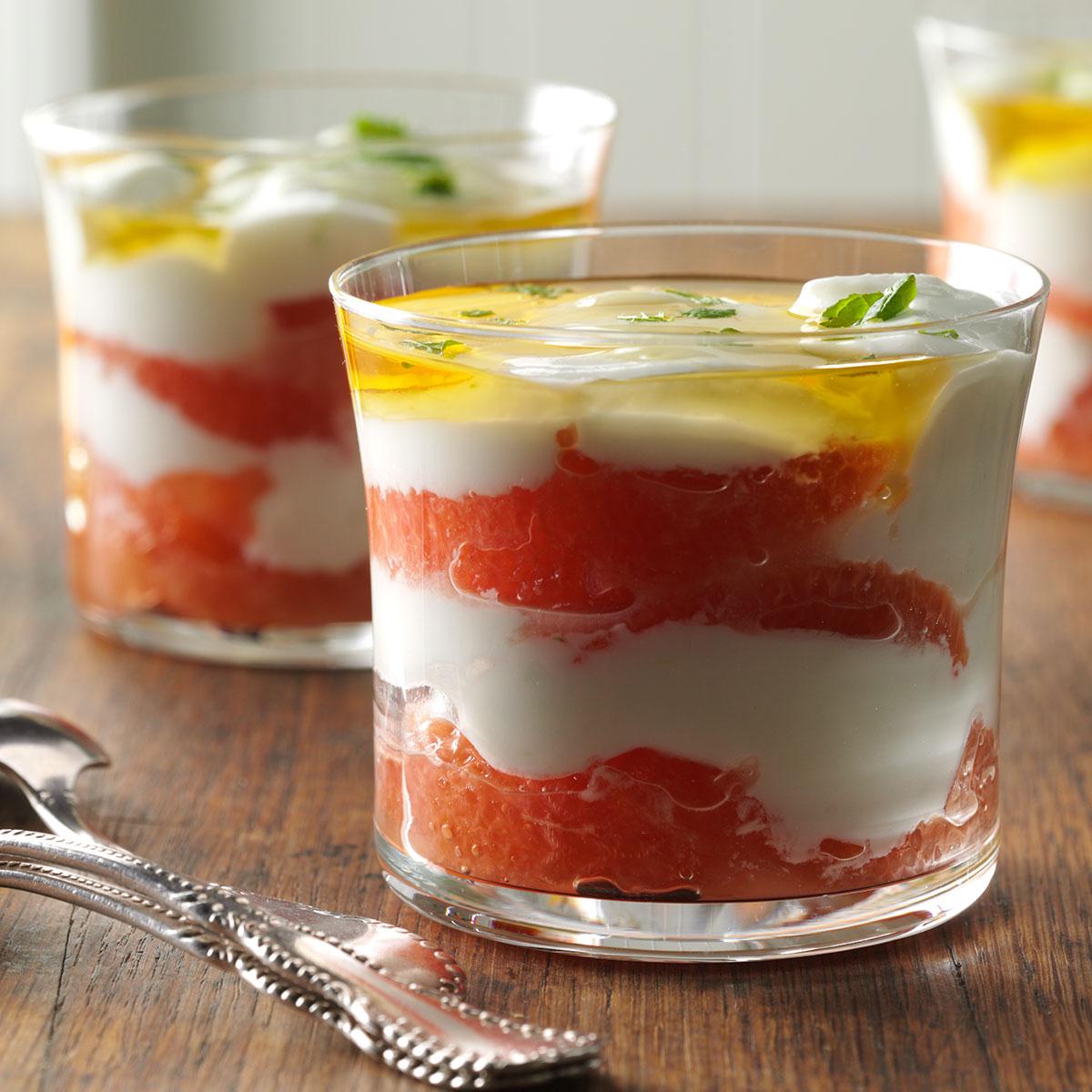 Grapefruit, Lime & Mint Yogurt Parfait Recipe Taste of Home
