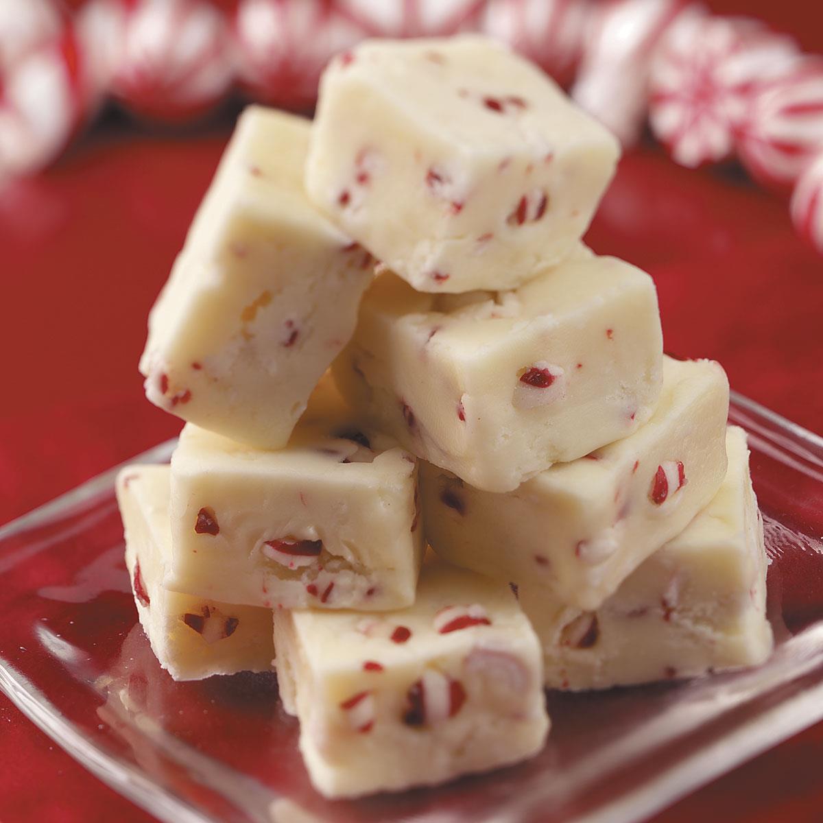 White Chocolate Peppermint Fudge Recipe Taste Of Home 8814