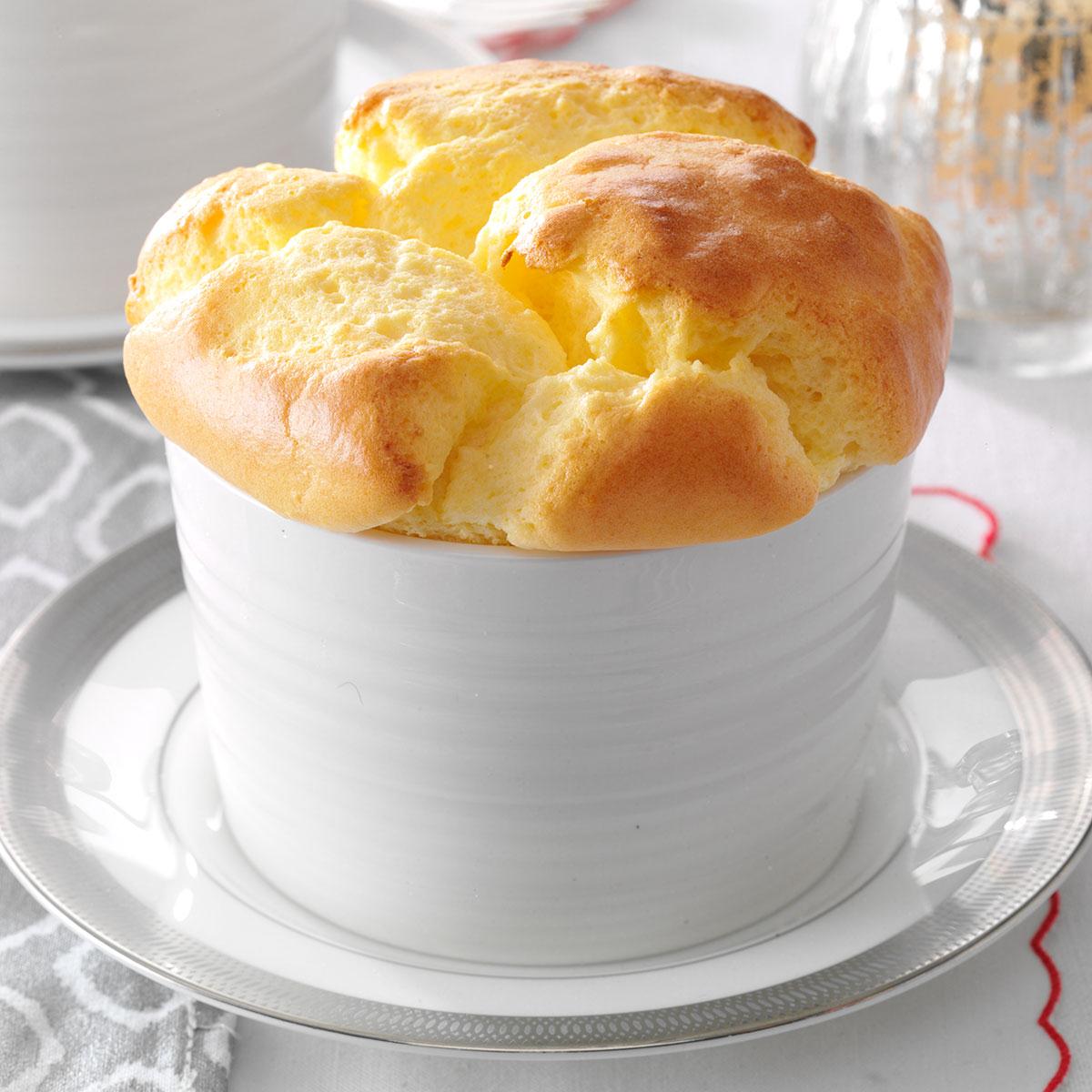 Three-Cheese Souffles Recipe | Taste Of Home