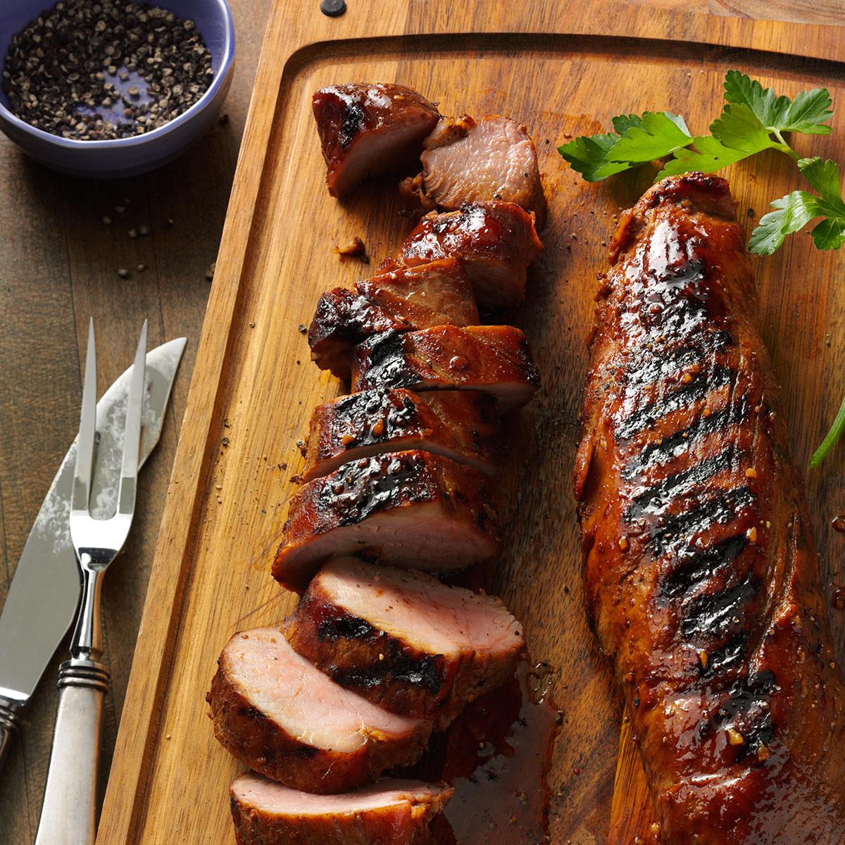 Grilled Pork Tenderloins Recipe | Taste of Home