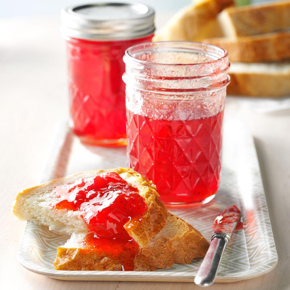 Strawberry Freezer Jam Recipe | Taste of Home