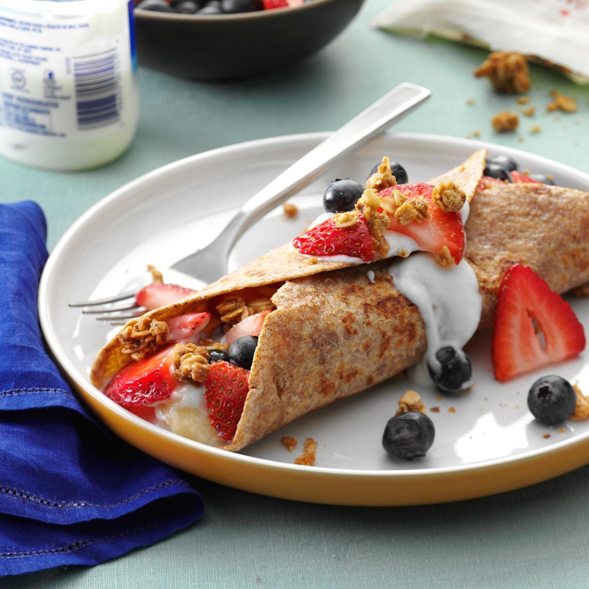 FruitFilled French Toast Wraps Recipe Taste of Home