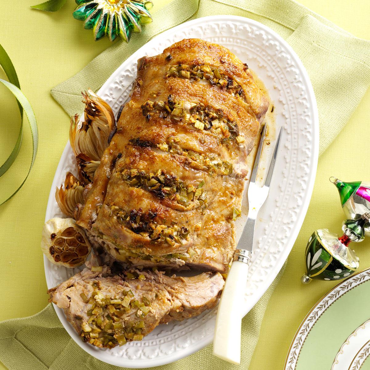Mom's Garlic Pork Roast Recipe Taste of Home