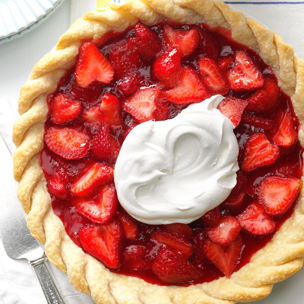 Easy Fresh Strawberry Pie Recipe Taste Of Home