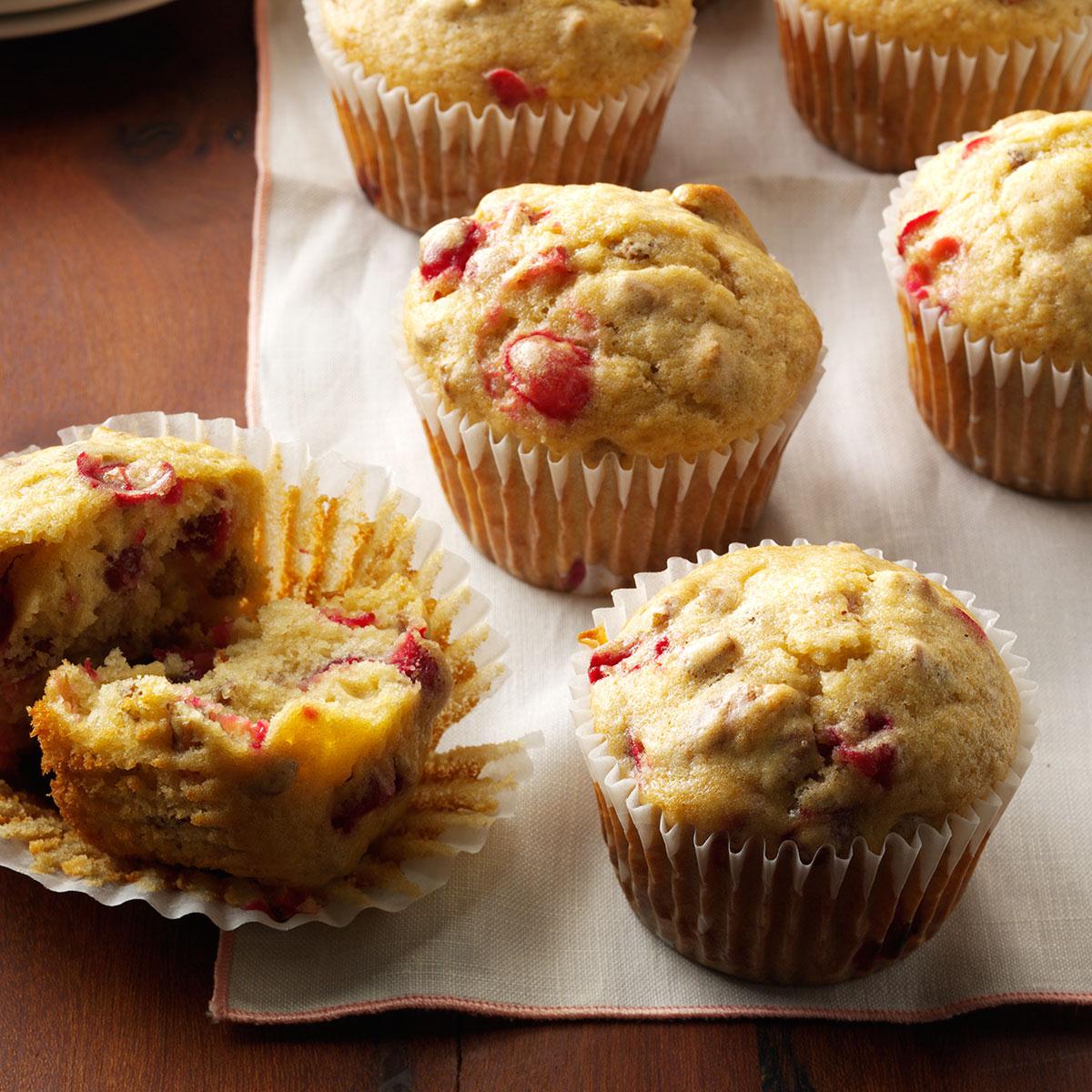 Cranberry Nut Muffins Recipe | Taste of Home