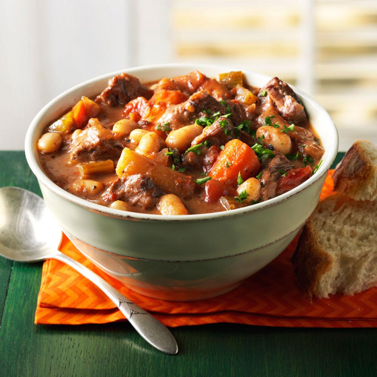 Wintertime Braised Beef Stew Recipe Taste of Home