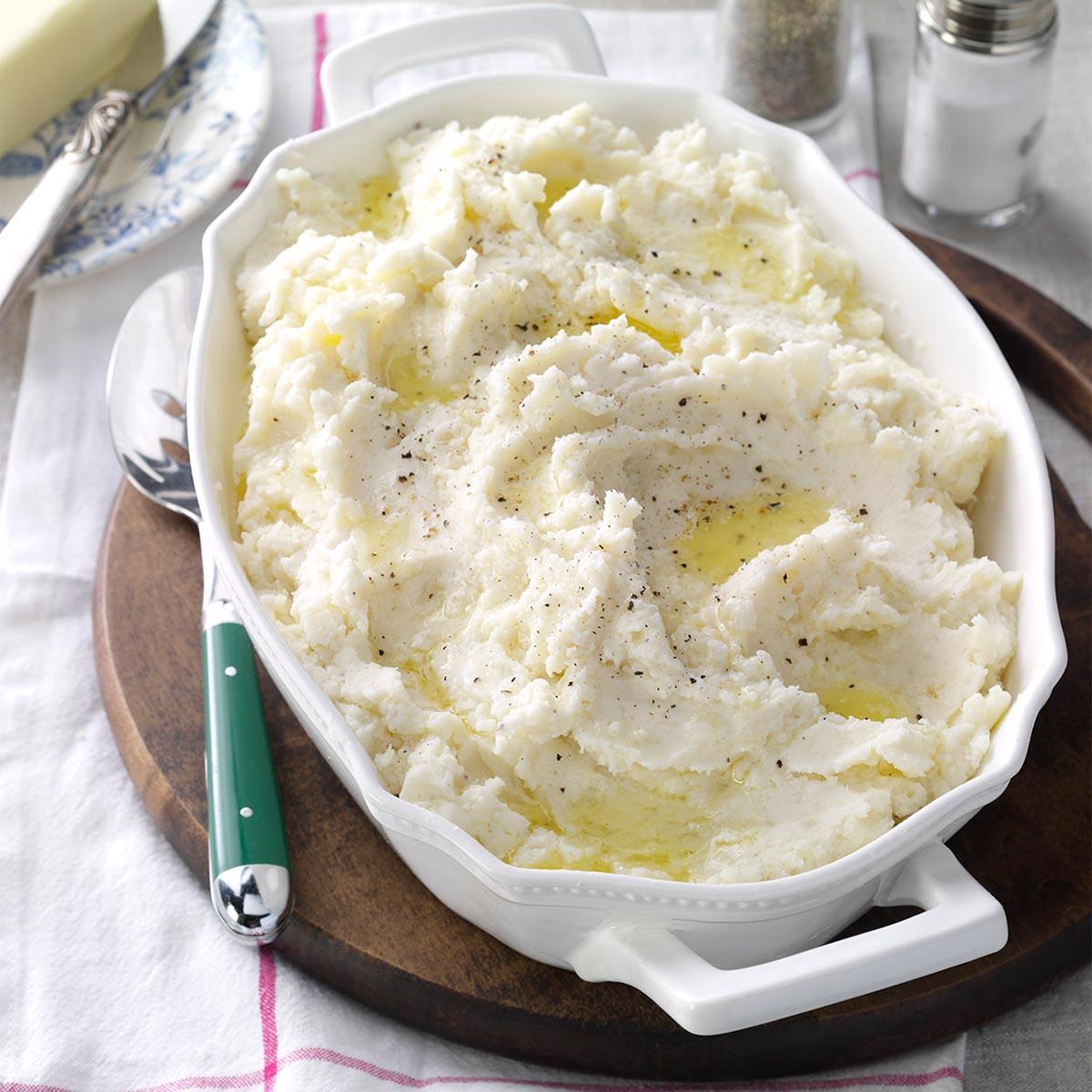 Classic Make-Ahead Mashed Potatoes Recipe | Taste of Home