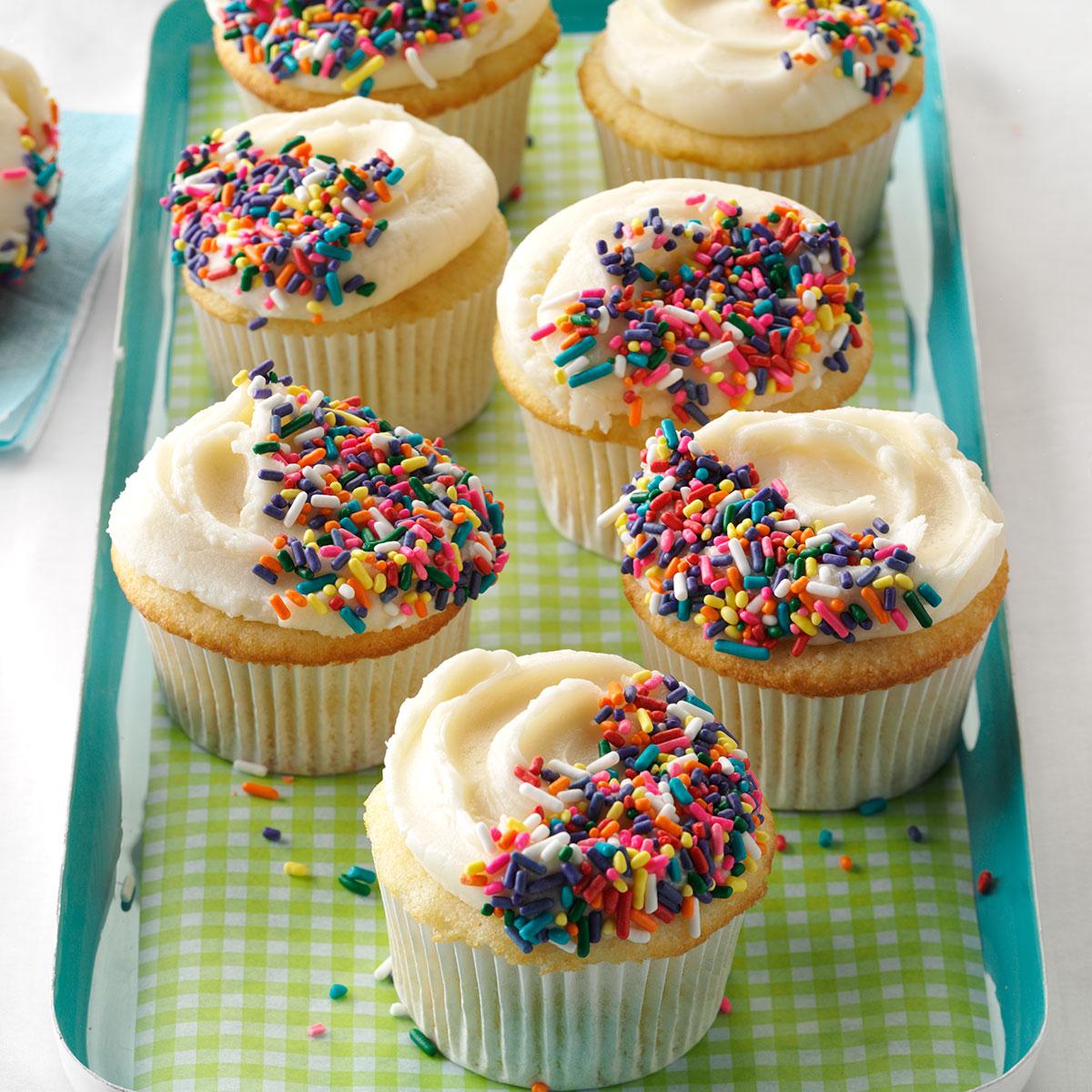 Yellow Cupcakes Recipe | Taste of Home