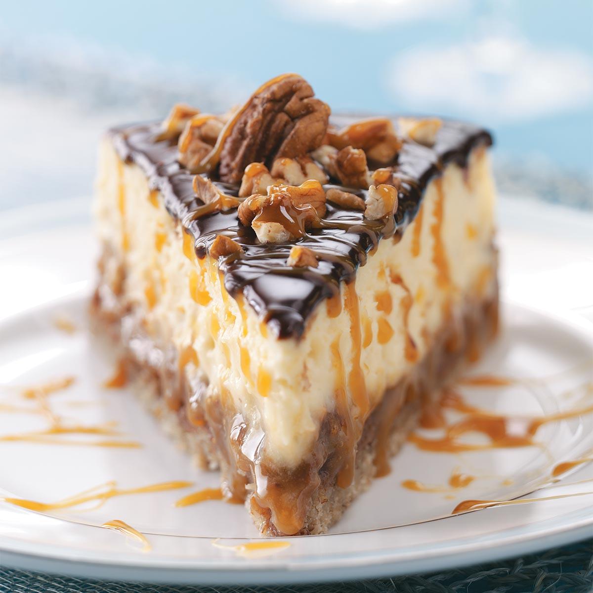 Layered Turtle Cheesecake Recipe Taste of Home