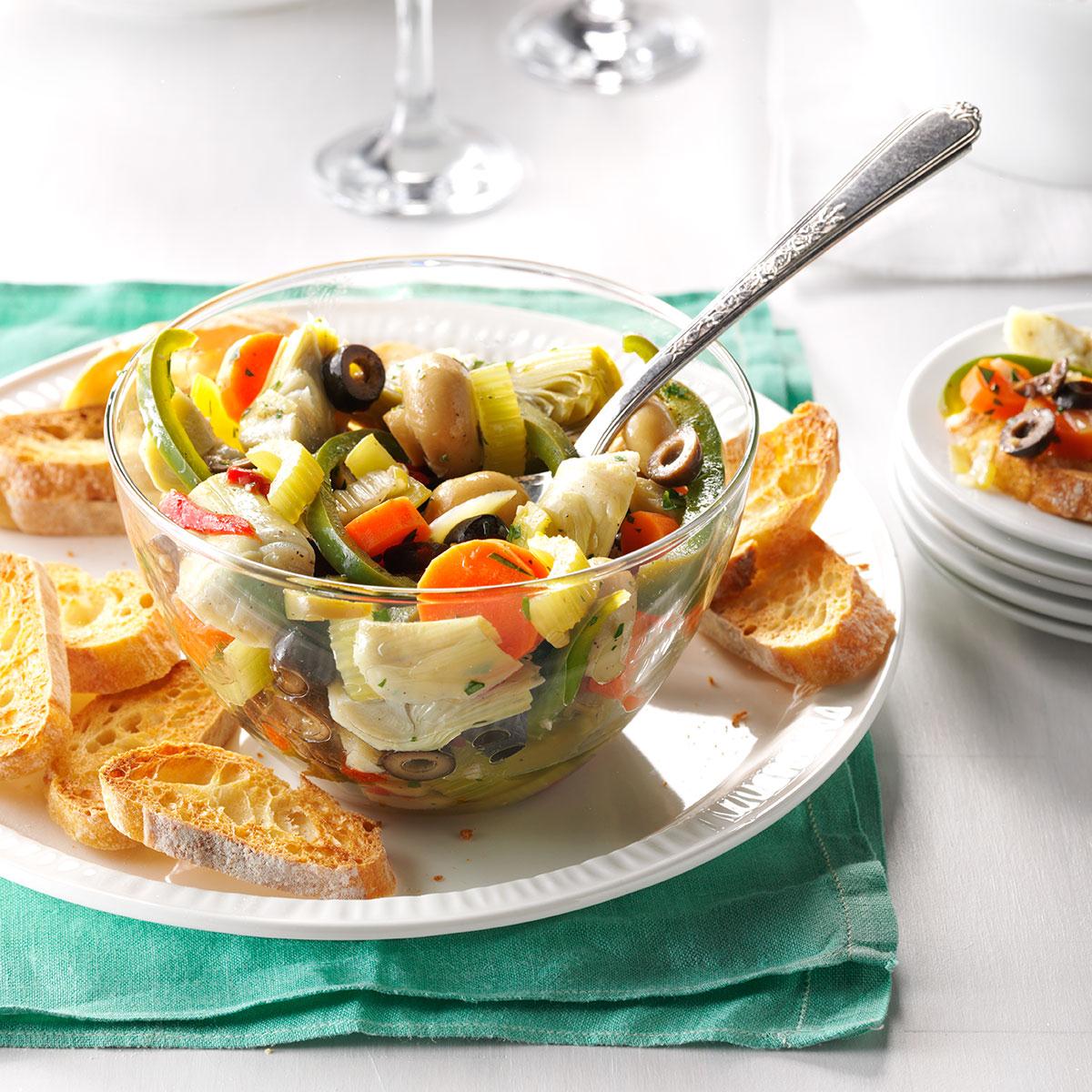 Antipasto Marinated Vegetables Recipe  Taste of Home