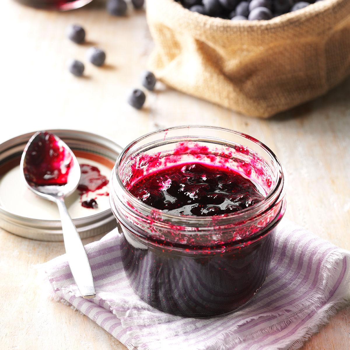 Luscious Blueberry Jam Recipe Taste of Home