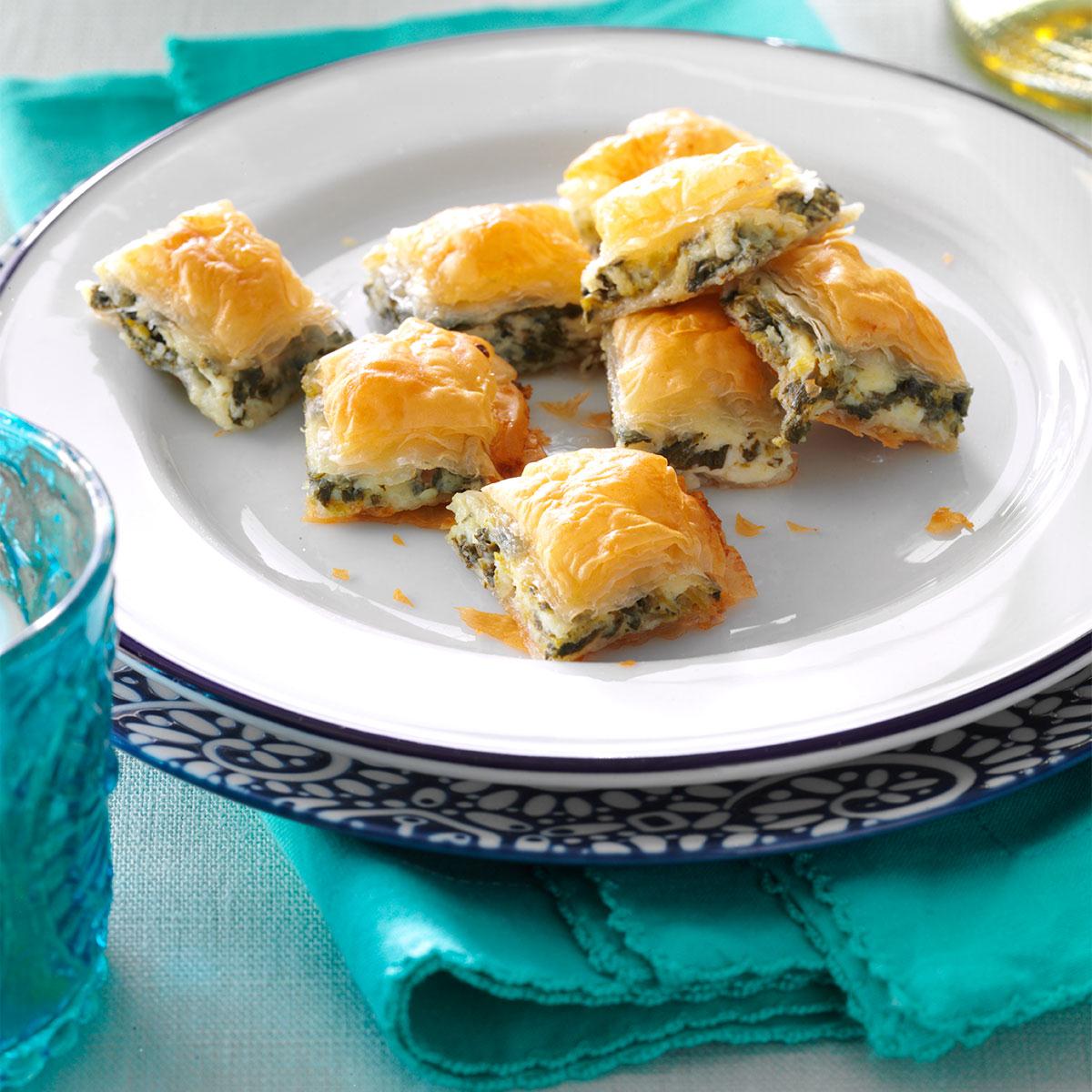 Spanakopita Bites Recipe | Taste Of Home