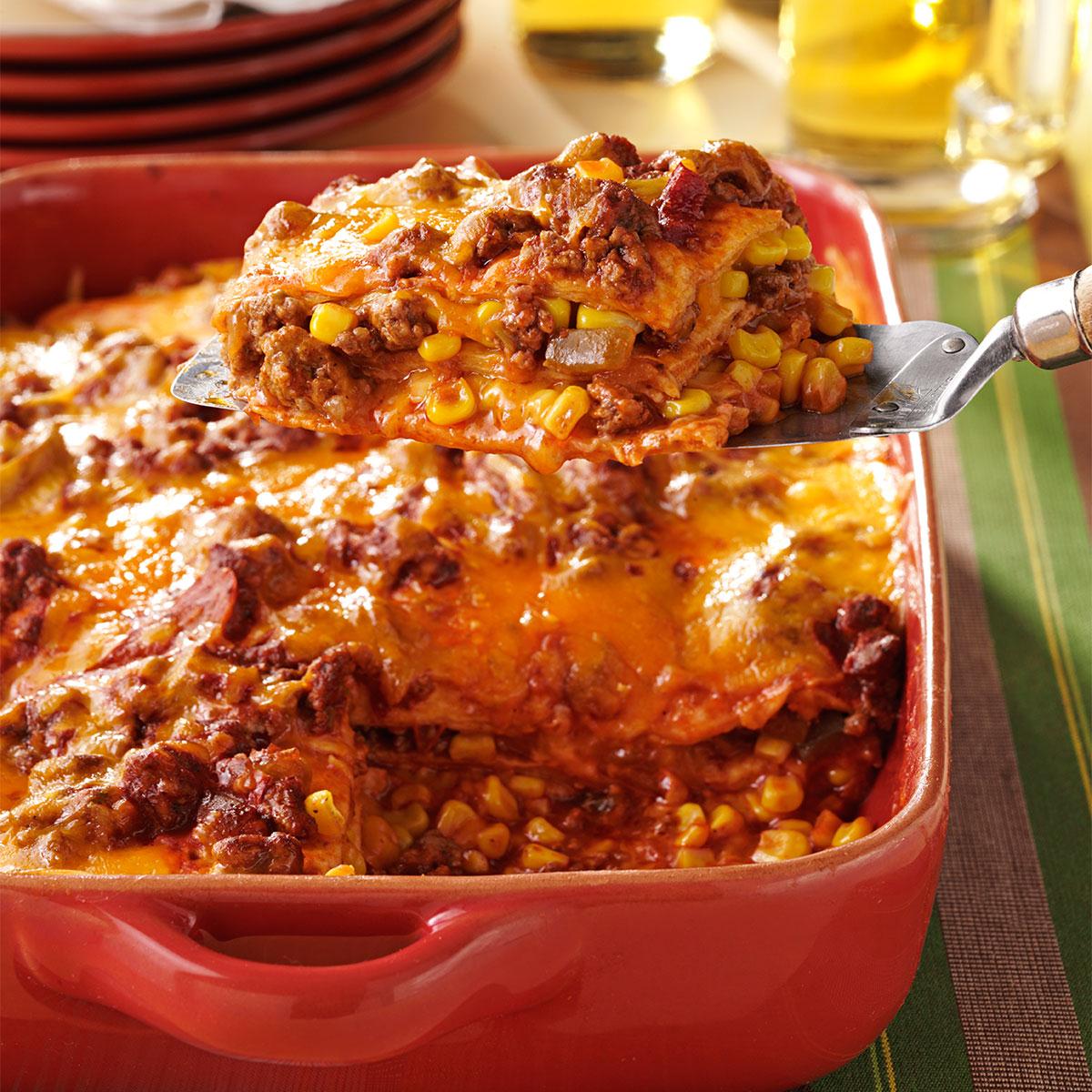 Enchilada Casserole Recipe | Taste of Home