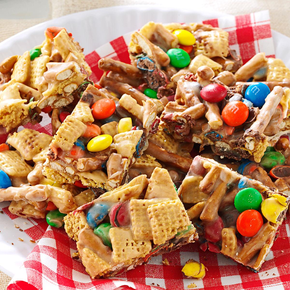 Snack Mix Squares Recipe Taste Of Home