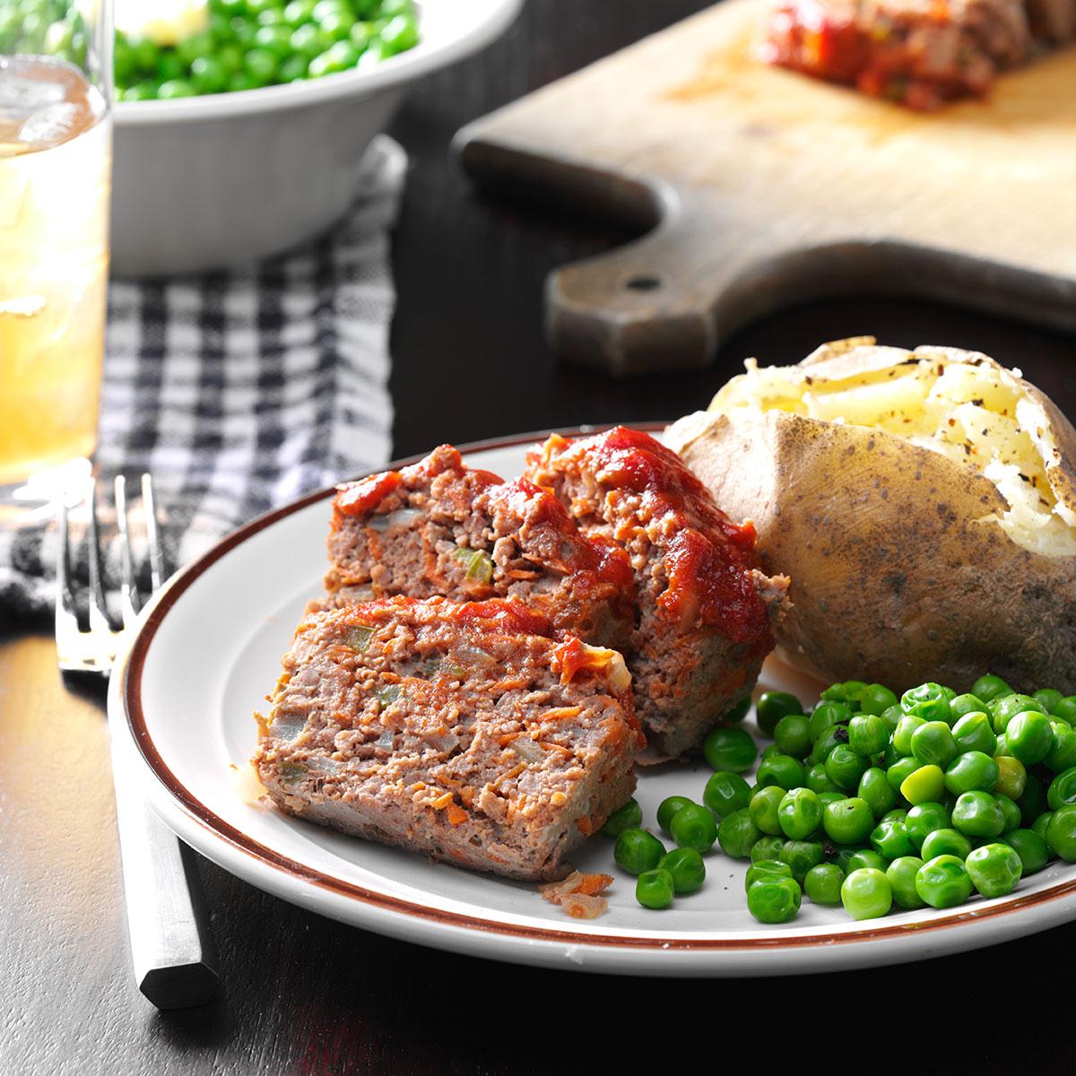 Vegetable Meat Loaf Recipe Taste of Home