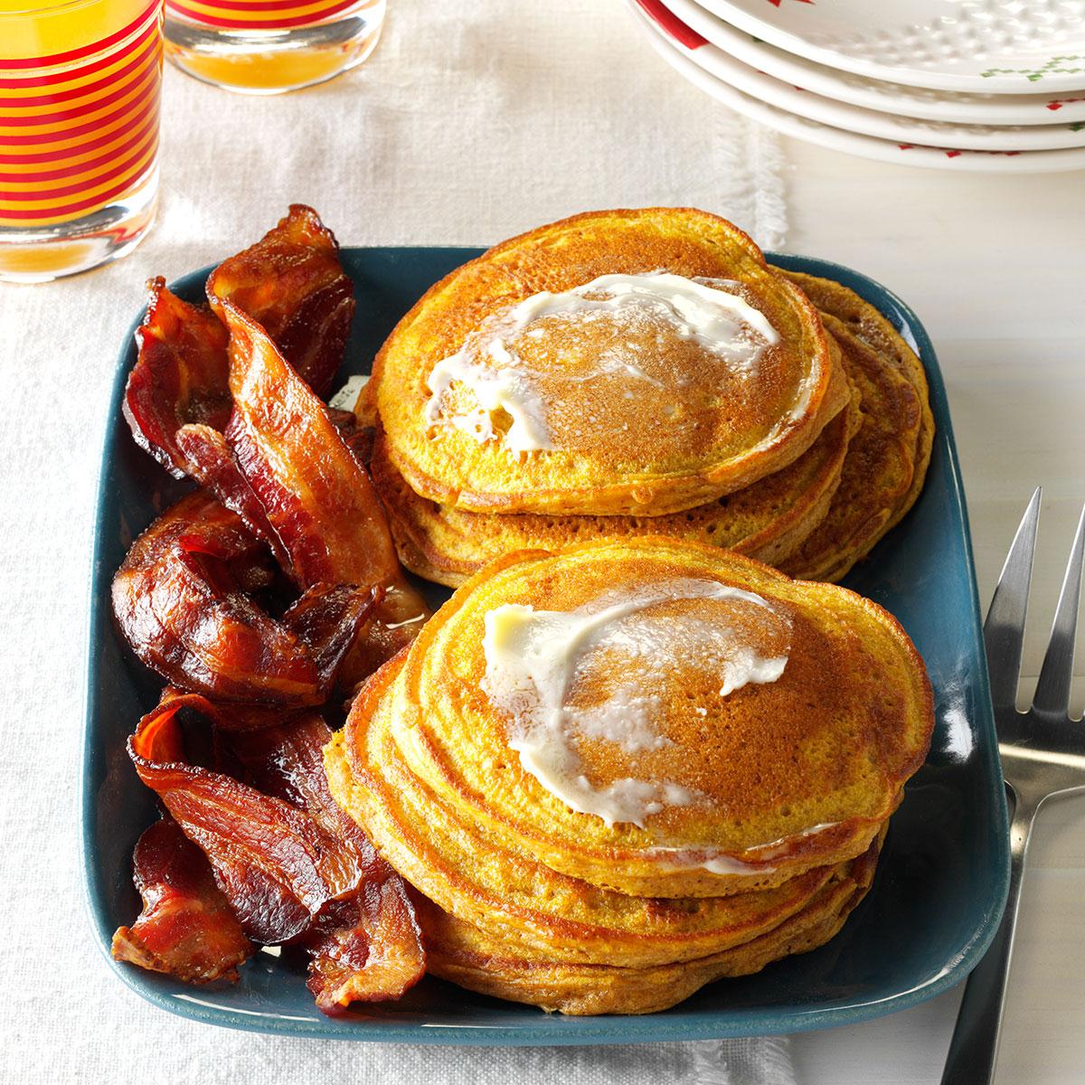 Fluffy Pumpkin Pancakes Recipe Taste of Home