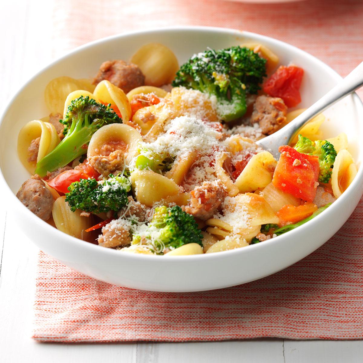 Sausage Orecchiette Pasta Recipe | Taste of Home