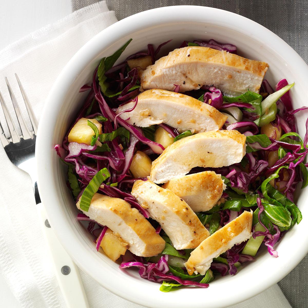 Chicken and Asian Slaw Recipe Taste of Home