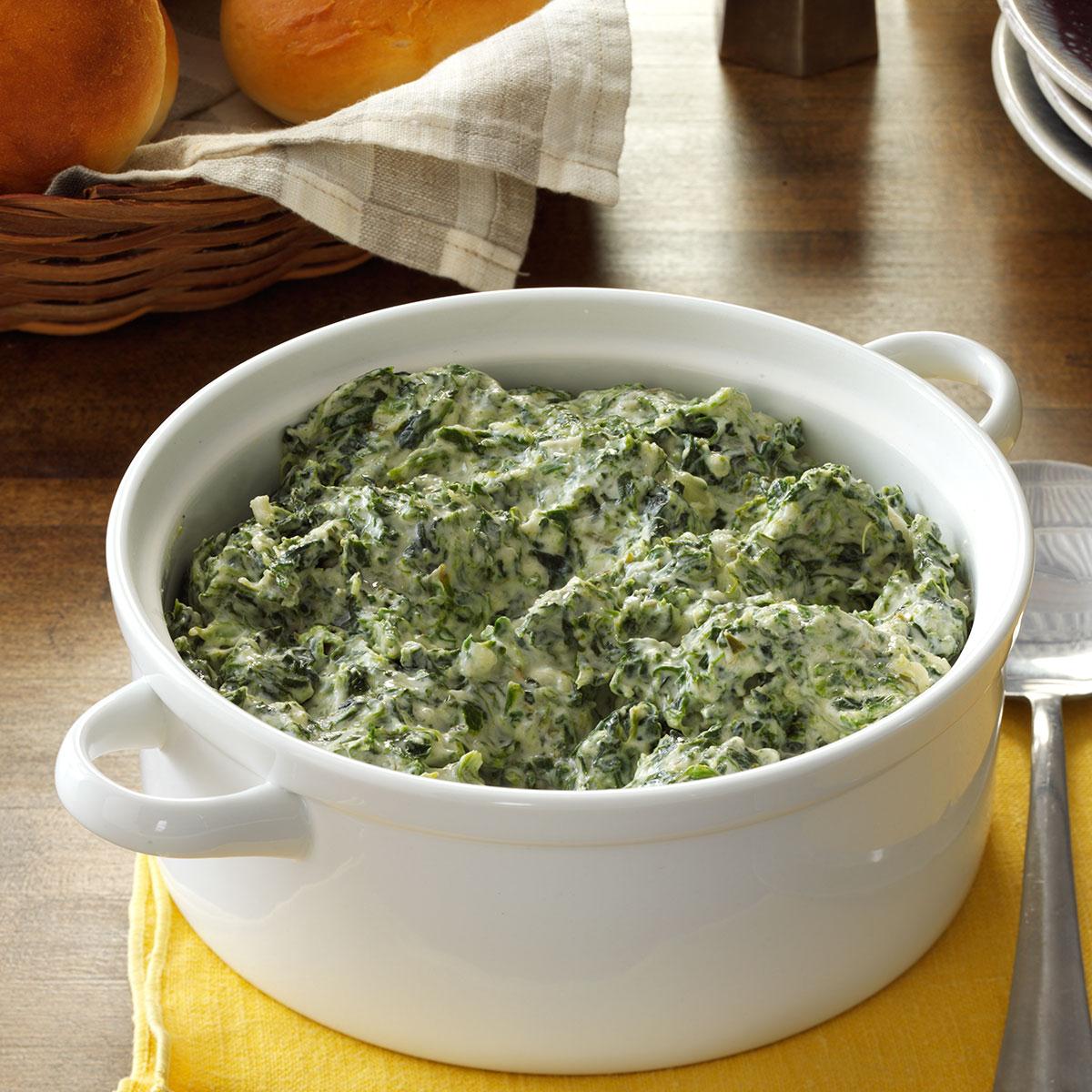 Creamed Spinach Recipe - Homecare24