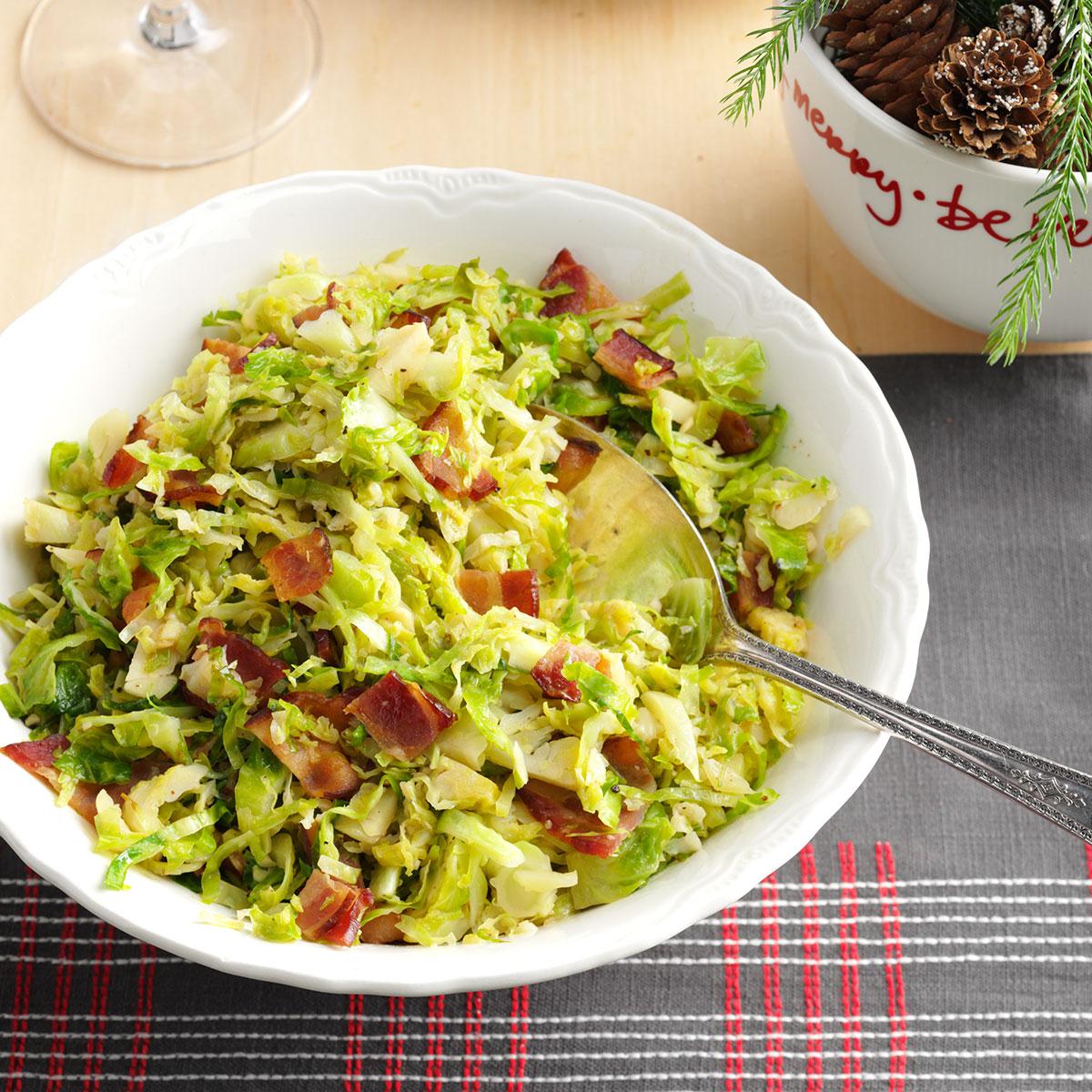 Brussels Sprouts with Bacon & Garlic Recipe Taste of Home