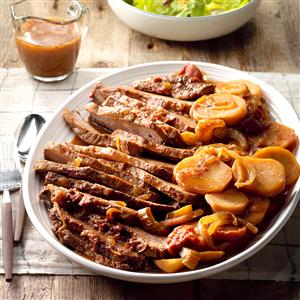 All-Day Brisket with Potatoes Recipe All-Day Brisket with Potatoes Recipe