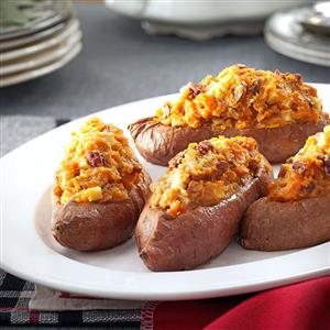 Apple & Pecan Stuffed Sweet Potatoes Recipe Apple & Pecan Stuffed Sweet Potatoes Recipe