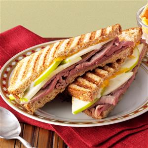 Apple-Beef Panini Recipe Apple-Beef Panini Recipe